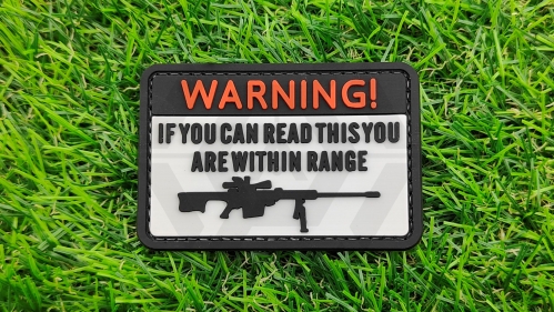 ZO PVC Velcro Patch "Within Range" - &copy; Copyright Zero One Airsoft