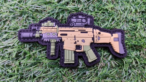 ZO PVC Velcro Patch "SCAR" - &copy; Copyright Zero One Airsoft