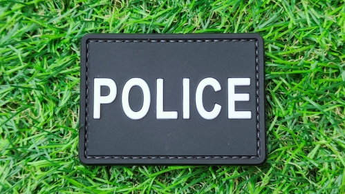 ZO PVC Velcro Patch "POLICE" - &copy; Copyright Zero One Airsoft