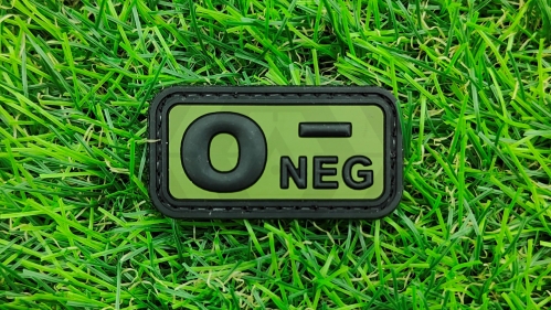 ZO PVC Velcro Patch "O-" (Olive) - &copy; Copyright Zero One Airsoft