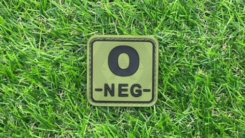 ZO PVC Velcro Patch "O- Square" (Olive) - &copy; Copyright Zero One Airsoft