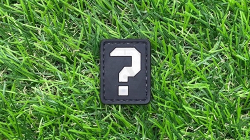 ZO PVC Velcro Patch "Question Mark" - © Copyright Zero One Airsoft