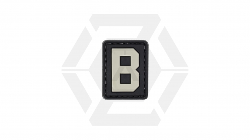 ZO PVC Velcro Patch &quotLetter B" - © Copyright Zero One Airsoft