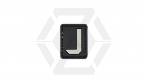ZO PVC Velcro Patch "Letter J" - © Copyright Zero One Airsoft