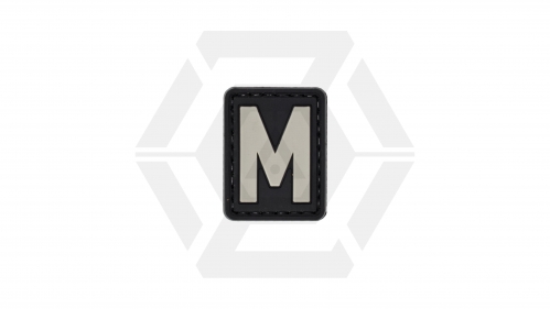 ZO PVC Velcro Patch "Letter M" - © Copyright Zero One Airsoft