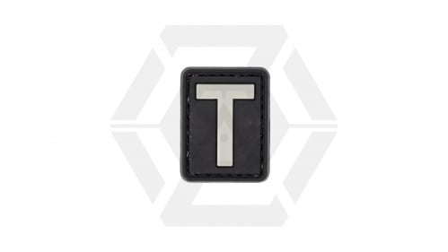 ZO PVC Velcro Patch "Letter T" - © Copyright Zero One Airsoft