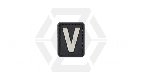 ZO PVC Velcro Patch "Letter V" - © Copyright Zero One Airsoft
