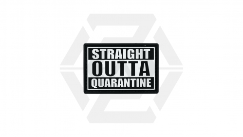 ZO PVC Velcro Patch "Straight Outta Quarantine" - © Copyright Zero One Airsoft