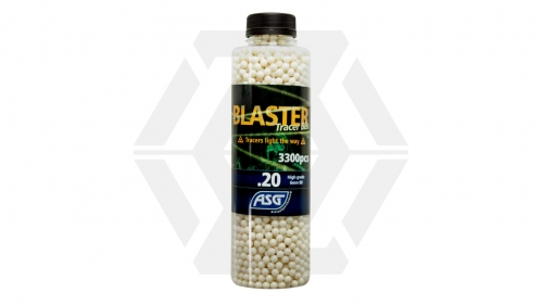ASG Blaster Tracer BB 0.20g 3300rds Bottle (Green) - © Copyright Zero One Airsoft