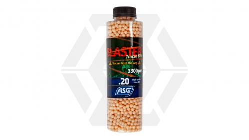 ASG Blaster Tracer BB 0.20g 3300rds Bottle (Red) - © Copyright Zero One Airsoft