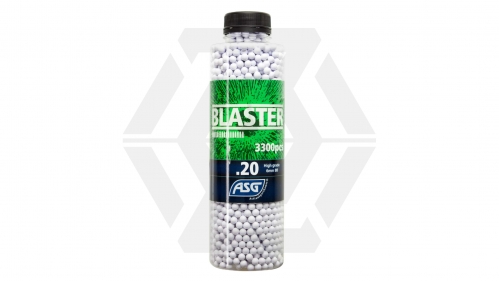 ASG Blaster BB 0.20g 3300rds Bottle (White) - © Copyright Zero One Airsoft