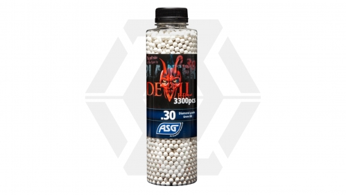ASG Blaster Devil BB 0.30g 3300rds Bottle (White) - © Copyright Zero One Airsoft