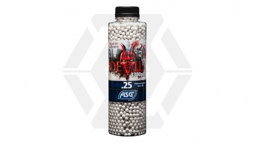 ASG Blaster Devil BB 0.25g 3300rds Bottle (White) - © Copyright Zero One Airsoft