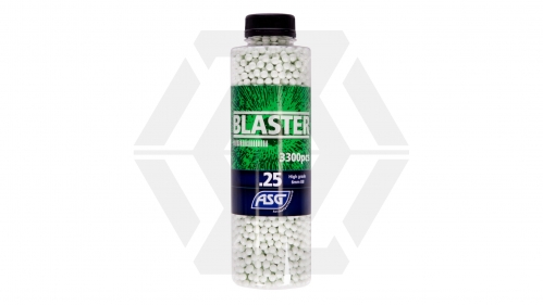 ASG Blaster BB 0.25g 3300rds Bottle (White) - © Copyright Zero One Airsoft
