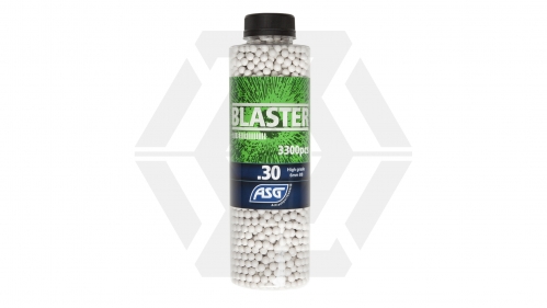ASG Blaster BB 0.30g 3300rds Bottle (White) - © Copyright Zero One Airsoft