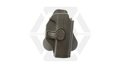 Amomax Rigid Polymer Holster for P99 (FDE) - © Copyright Zero One Airsoft