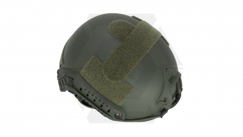 ZO FAST Helmet with Rail Retention System (Olive) - © Copyright Zero One Airsoft