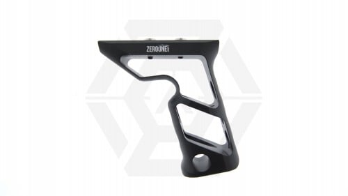 ZO Long CNC Aluminium Angled Grip for KeyMod (Black) - © Copyright Zero One Airsoft