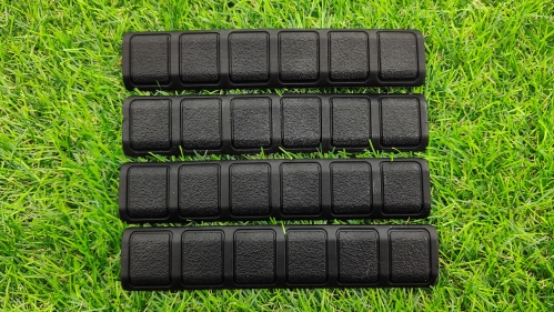 ZO Type-B Soft Rail Cover Set for KeyMod (Black) - © Copyright Zero One Airsoft