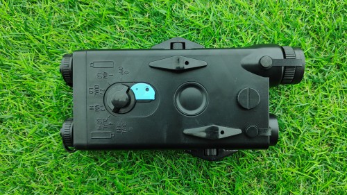 ZO ANPEQ-2 Battery Case with Red Laser (Black) - © Copyright Zero One Airsoft
