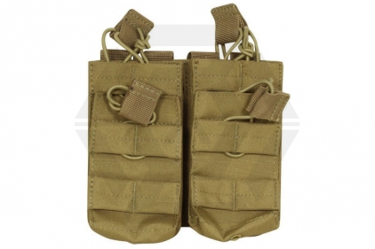 Viper MOLLE Quick Release Stacked Double Mag Pouch (Coyote Tan) - © Copyright Zero One Airsoft