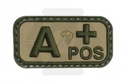 Viper Velcro PVC Blood Group Patch A+ (MultiCam) - &copy; Copyright Zero One Airsoft