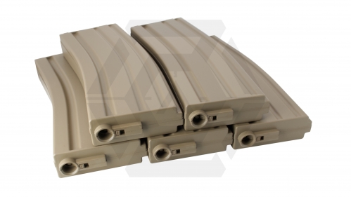 Specna Arms Mag for M4 140rds (Tan) (Box of 5) - © Copyright Zero One Airsoft