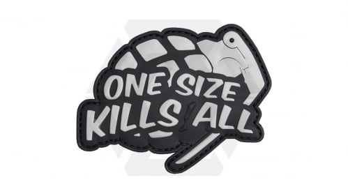 101 Inc PVC Velcro "One Size Kills All" - © Copyright Zero One Airsoft