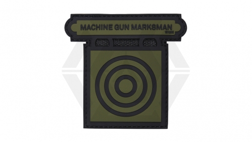 101 Inc PVC Velcro &quotMachine Gun Marksman" (Green) - © Copyright Zero One Airsoft