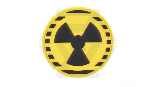 101 Inc PVC Velcro Patch &quotNuclear" (Yellow) - © Copyright Zero One Airsoft