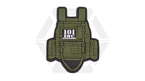 101 Inc PVC Velcro "Tactical Vest" (Olive) - © Copyright Zero One Airsoft