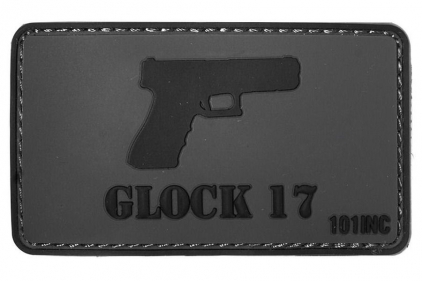 101 Inc PVC Velcro Patch "Glock 17" - © Copyright Zero One Airsoft
