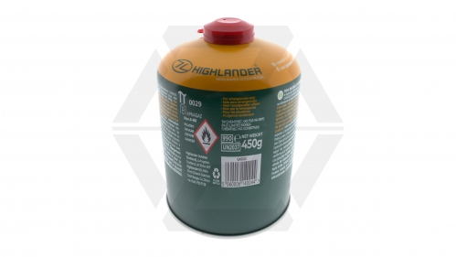Highlander Gas Refil for Camping Stoves and Fast Boil 450g - © Copyright Zero One Airsoft