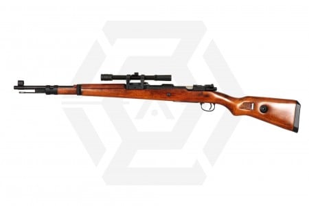 Snow Wolf Spring Kar98K Real Wood with Scope - © Copyright Zero One Airsoft