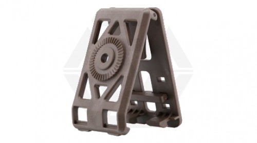 Amomax Belt Clip for Rigid Polymer Holster (Dark Earth) - © Copyright Zero One Airsoft