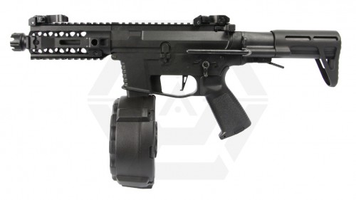 Classic Army AEG PX9 with Drum Mag (Black) - © Copyright Zero One Airsoft