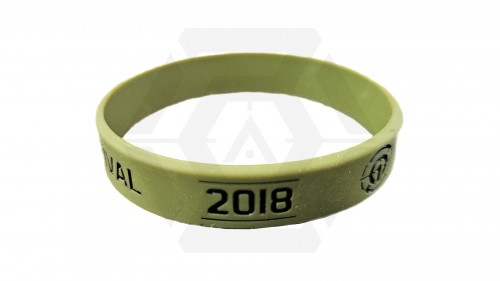 ZO "NAF2018" Limited Quantity Collectors Silicone Wrist Band - © Copyright Zero One Airsoft
