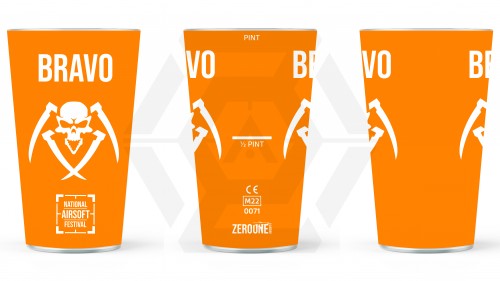 Team Pint Tumbler - BRAVO - &copy; Copyright Zero One Airsoft