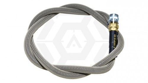 Amped HPA QD Line Standard Weave Braided Hose 914mm (Beige) - © Copyright Zero One Airsoft