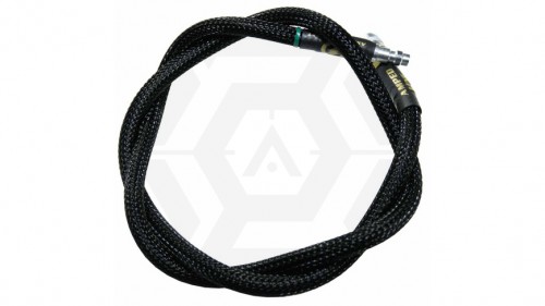 Amped HPA QD Line Heavy Weave Braided Hose 914mm (Black) - © Copyright Zero One Airsoft