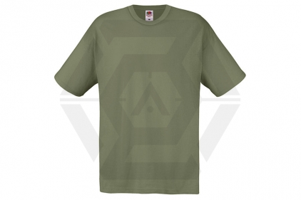 Fruit Of The Loom Original Full Cut T-Shirt (Classic Olive) - Size 2XL - © Copyright Zero One Airsoft