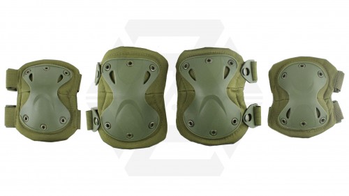 ZO Knee & Elbow Armour (Olive) - &copy; Copyright Zero One Airsoft