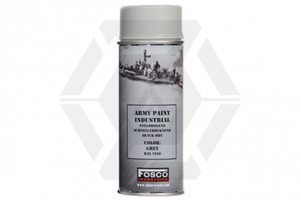 Fosco Army Spray Paint 400ml (Grey) - &copy; Copyright Zero One Airsoft