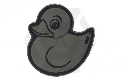 101 Inc PVC Velcro Patch "Rubber Duck" (Grey) - © Copyright Zero One Airsoft
