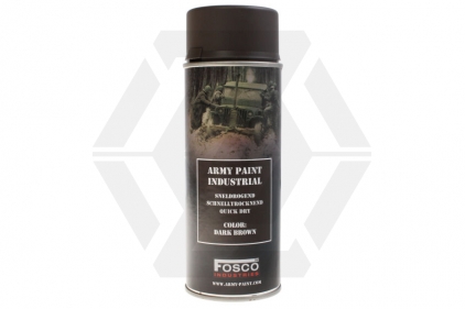 Fosco Army Spray Paint 400ml (Dark Brown) - © Copyright Zero One Airsoft