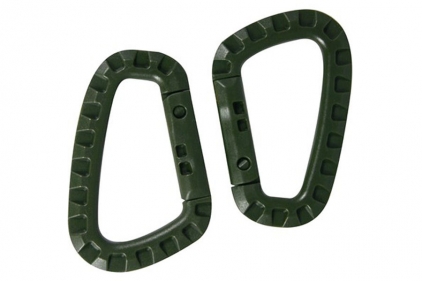 Viper Tactical Carabiner Set of 2 (Olive) - &copy; Copyright Zero One Airsoft