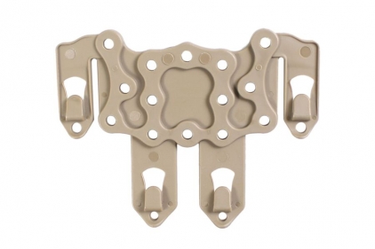 ZO SERPA Strike Platform MOLLE Attachment (Tan) - &copy; Copyright Zero One Airsoft