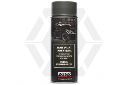 Fosco Army Spray Paint 400ml (English Green) - &copy; Copyright Zero One Airsoft