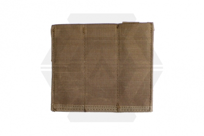 101 Inc MOLLE Elastic Triple Pistol Mag Pouch (Coyote Tan) © Copyright Zero One Airsoft