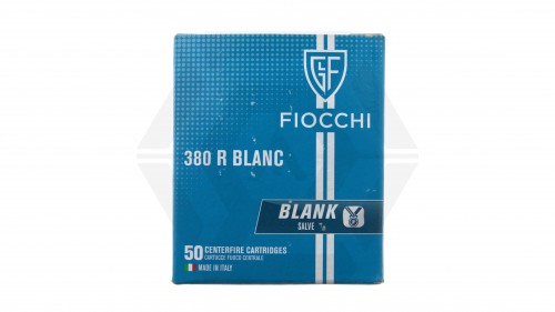 Fiocchi Pack of 50 Blanks .380 (9mm) for Grenades - © Copyright Zero One Airsoft